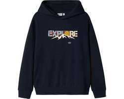 NAME IT NKMVILDAR LS SWEAT BOX BRU Jongens Trui - Maat 122/128