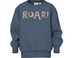 NAME IT NMMVUGO LS NREG SWEAT BRU Jongens Trui - Maat 104