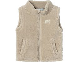 NMNLOFEN TEDDY WAISTCOAT 13234757 Pure Cashmere maat 122/128