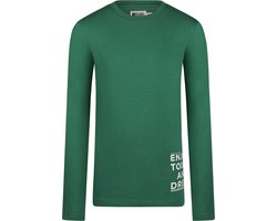 No Way Monday - Jongens Shirt - Green - Maat 140