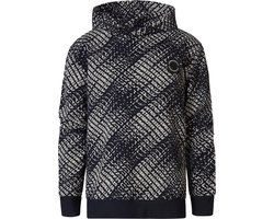 Petrol Industries - Jongens All-over Print Hoodie Shaktoolik - Blauw - Maat 152