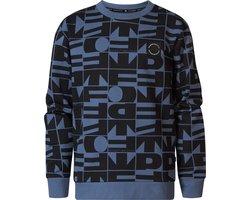 Petrol Industries - Jongens All-over print Sweater South - Grijs - Maat 164