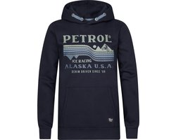 Petrol Industries - Jongens Artwork Hoodie Craig - Blauw - Maat 152