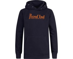 Petrol Industries - Jongens Artwork Hoodie Fishhook - Blauw - Maat 164