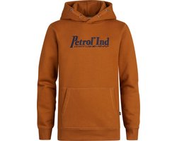 Petrol Industries - Jongens Artwork Hoodie Fishhook - Bruin - Maat 104