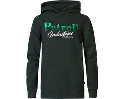 Petrol Industries - Jongens Artwork Hoodie PortLions - Groen - Maat 164