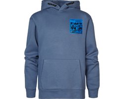 Petrol Industries - Jongens Backprint Hoodie Kachemak - Grijs - Maat 164