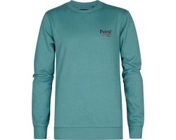 Petrol Industries - Jongens Backprint Sweater Yakutat - Blauw - Maat 164