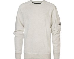 Petrol Industries - Jongens Comfortabele Sweater Ninilchik - Wit - Maat 164