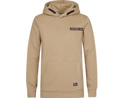 Petrol Industries - Jongens Logo-print Hoodie Akutan - Bruin - Maat 128