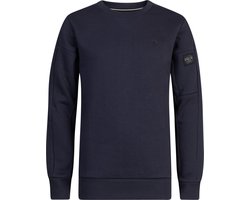 Petrol Industries - Jongens Logo sweater Salcha - Blauw - Maat 164