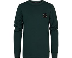 Petrol Industries - Jongens T-shirt met Lange Mouwen Kuskokwim - Groen - Maat 152