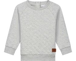 Prénatal baby sweater - Jongens - Cloud Grey Melange - Maat 62