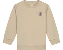 Prénatal peuter sweater - Jongens - Light Beige Grey - Maat 80