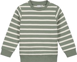 Prénatal peuter sweater - Jongens - Light Khaki Green - Maat 74