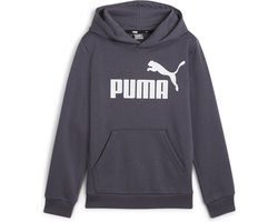 PUMA ESS Big Logo Hoodie FL B Jongens Trui - Galactic Gray - Maat 140