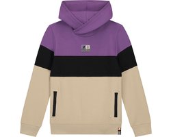 SKURK - Hoodie Siem Purple/ Black/ Sand - maat 122-128