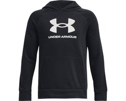 Under Armour UA Rival Fleece BL Hoodie Jongens Trui - Zwart - Maat 140