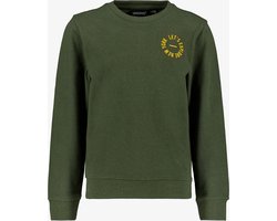 Unsigned jongens sweater groen - Maat 134/140