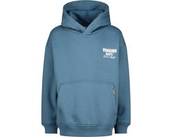 Vingino Basic-hoody Jongens Trui - Maat 140 - Lake blue