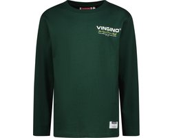 Vingino Jal Jongens T-shirt - Maat 140 - Racing green