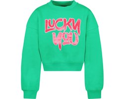 Cars Jeans Lara Sw Green Meisjes Trui - Maat 14