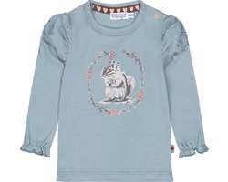 Dirkje Q- Girls shine Meisjes T-shirt - Maat 80