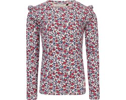 LOOXS Little Zomer shirt meisjes pointel l/s - AOP bloemen multi