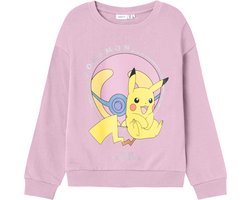 NAME IT NKFJAXARA POKEMON BOXY SWEAT UNB SKY Meisjes Trui - Maat 122/128