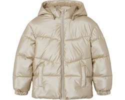 NAME IT NKFMAGGY PUFFER JACKET SHINY Meisjes Jas - Maat 146