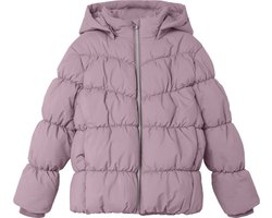 NAME IT NKFMORNING PUFFER JACKET SHORT TB Meisjes Jas - Maat 134