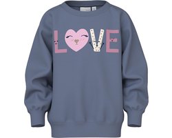 NAME IT NMFVENUS LS NREG SWEAT BRU Meisjes Trui - Maat 104