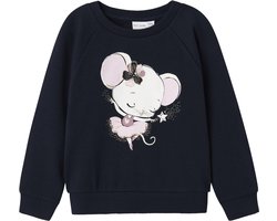 NAME IT NMFVENUS LS NREG SWEAT BRU Meisjes Trui - Maat 110