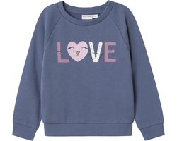 NAME IT NMFVENUS LS NREG SWEAT BRU Meisjes Trui - Maat 92