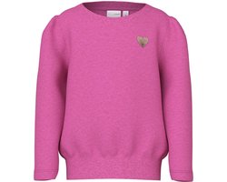 NAME IT NMFVIMA LS NREG SWEAT BRU Meisjes Trui - Maat 104