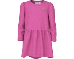 NAME IT NMFVIMA LS SWE DRESS BRU Meisjes Jurk - Maat 104