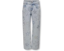 ONLY KOGCARLY DAD STRAIGHT STAR DNM JEANS Meisjes Jeans - Maat 128