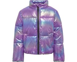 ONLY KOGCELINE METALLIC SHORT PUFFER CS OTW Meisjes Jas - Maat 140