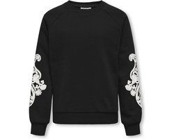 ONLY KOGEASTON LIFE L/S EMBROIDERY SWT Meisjes Trui - Maat 122/128