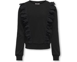 ONLY KOGMIRTA LIFE L/S O-NECK FRILL SWT Meisjes Trui - Maat 122/128