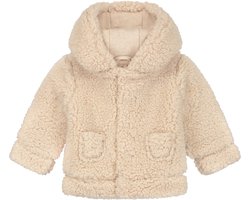 Prénatal Newborn Baby Jas - Teddy Jas - Voor Jongens en Meisjes - Babykleding - Zacht en Warm - Beigebrown - Unisex - Maat 50