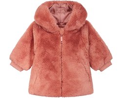 Prénatal peuter winterjas - Meisjes - Dark Coral Pink - Maat 86