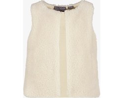 TwoDay meisjes teddy gilet beige - Maat 110/116