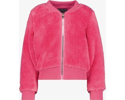 TwoDay meisjes teddy vest roze - Maat 122/128