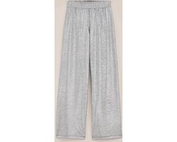 WE Fashion Girls' straight fit trousers with metallic look