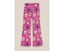 WE Fashion Meisjes flared legging met dessin