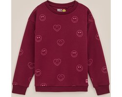 WE Fashion Meisjes SmileyWorld®-sweater met dessin