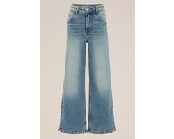 WE Fashion Meisjes wide leg jeans met stretch