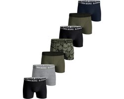 Bjorn Borg 7-Pack jongens boxershorts - Green Jungle - 164