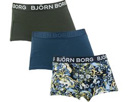 Björn Borg meisjes cotton stretch 3P mini boxershorts basic flowers multi - 134/140